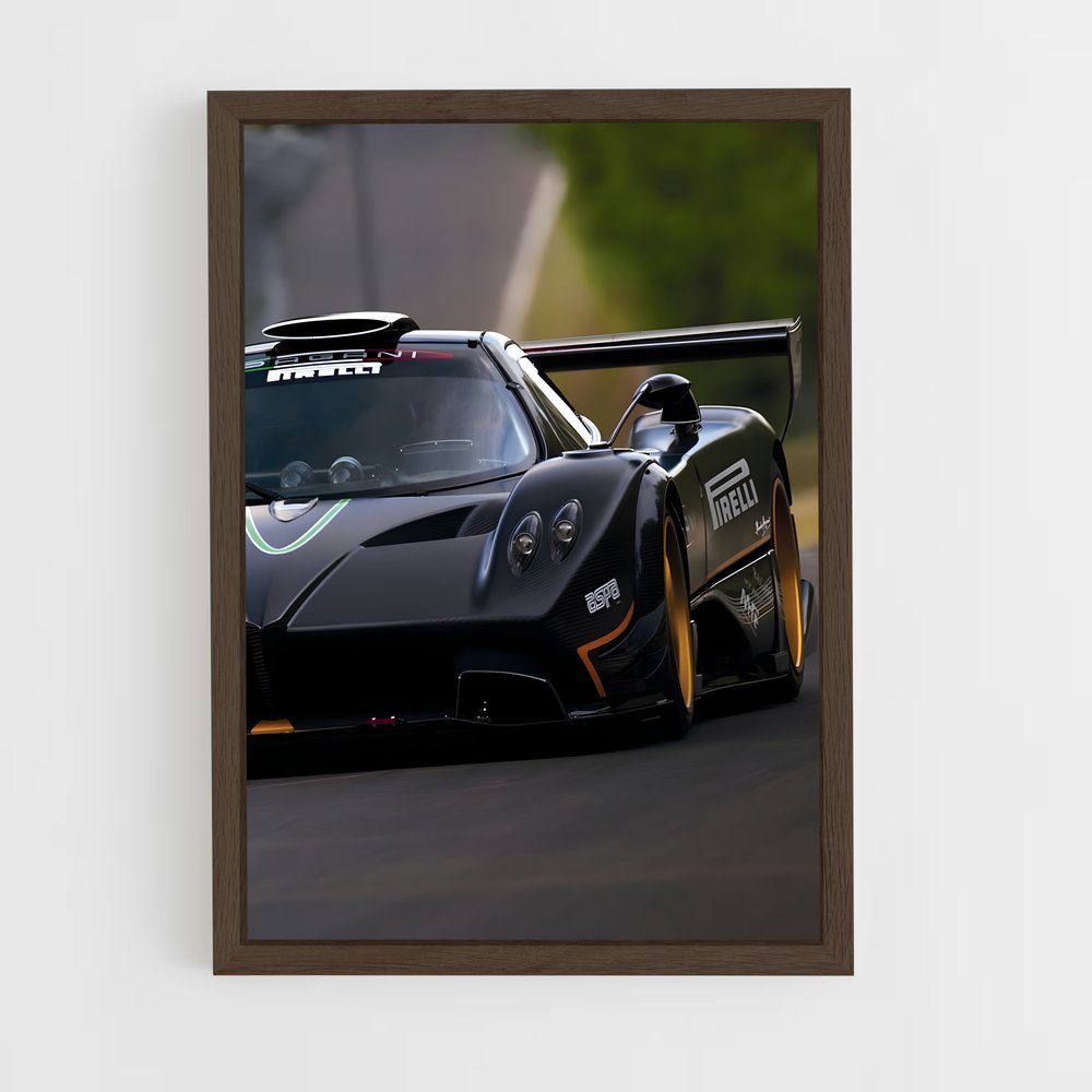 Poster Vitesse Obscure – affiche Pagani (vue 5)